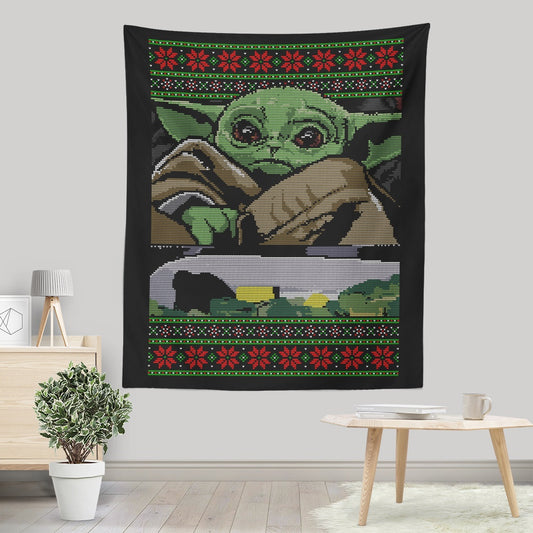 Baby Yelled at Sweater - Wall Tapestry