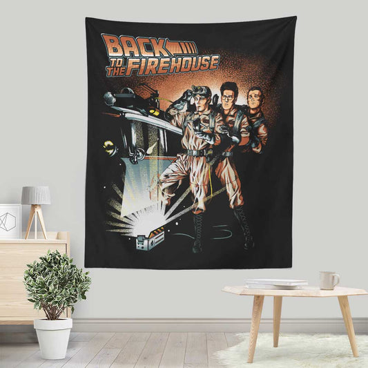 Back to the Firehouse - Wall Tapestry