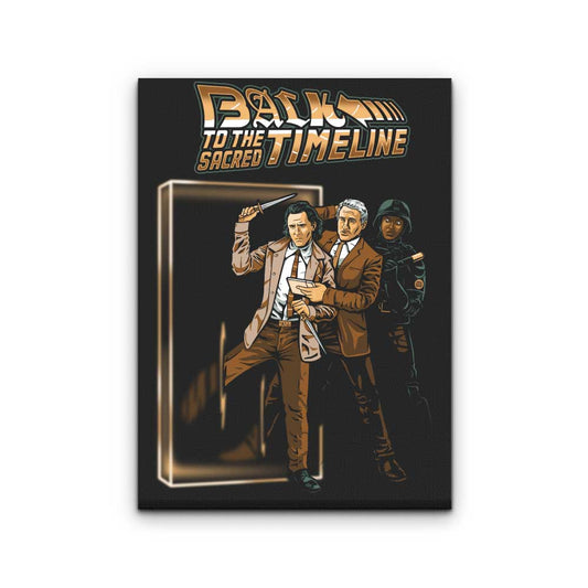 Back to the Sacred Timeline - Canvas Print