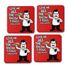 Bacon and Eggs - Coasters