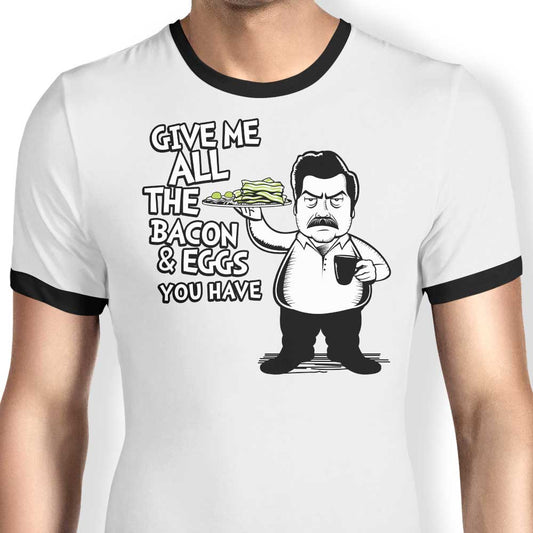 Bacon and Eggs - Ringer T-Shirt