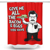 Bacon and Eggs - Shower Curtain