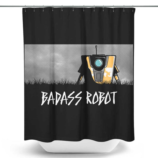 Badass Robot - Shower Curtain