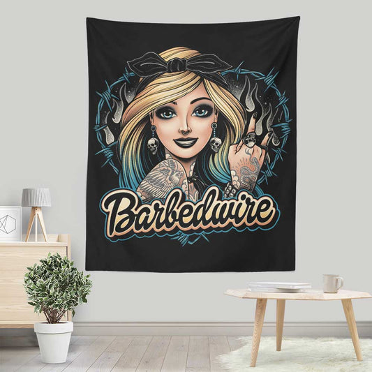 Barbedwire - Wall Tapestry