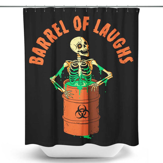 Barrel of Laughs - Shower Curtain
