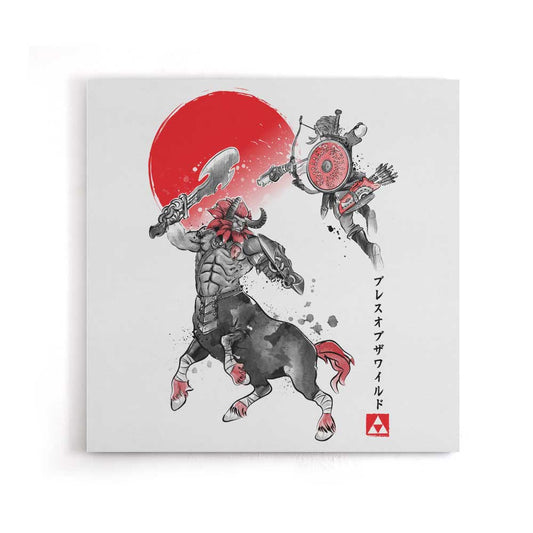 Battle in Death Mountain - Canvas Print