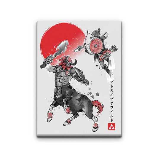 Battle in Death Mountain - Canvas Print