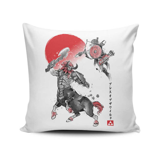 Battle in Death Mountain - Throw Pillow