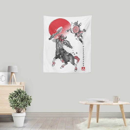 Battle in Death Mountain - Wall Tapestry