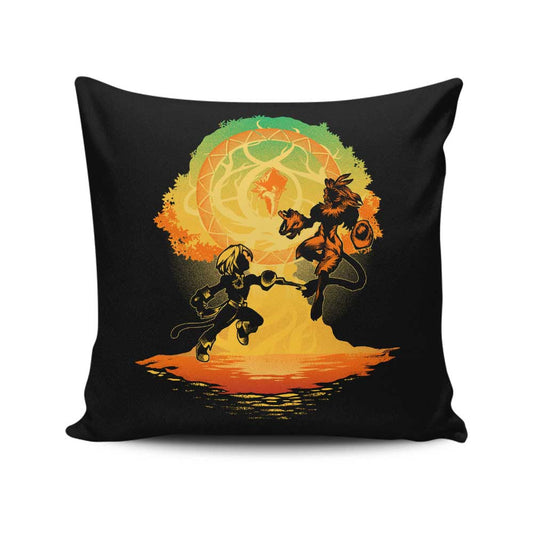 Battle of Destiny - Throw Pillow
