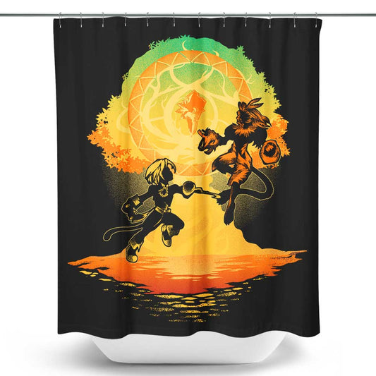 Battle of Destiny - Shower Curtain