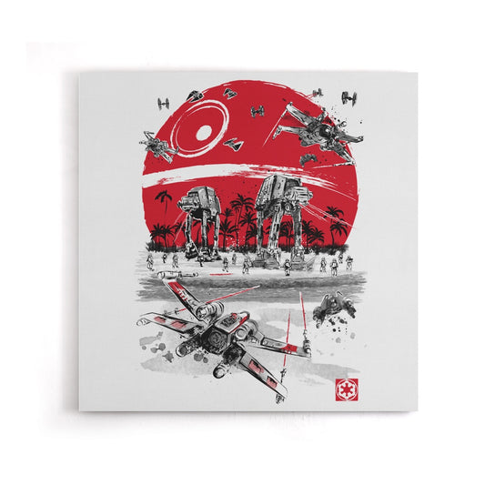 Battle on the Beach - Canvas Print