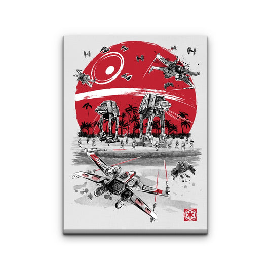 Battle on the Beach - Canvas Print