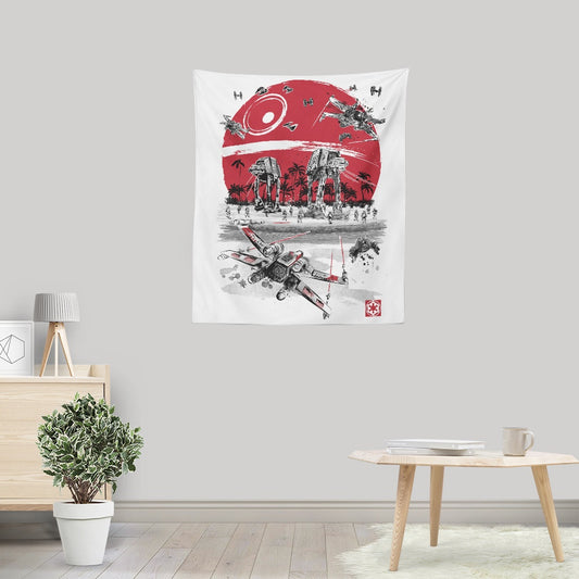 Battle on the Beach - Wall Tapestry