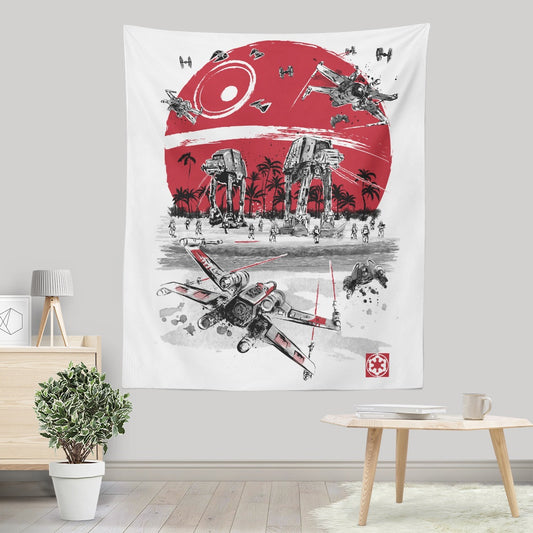 Battle on the Beach - Wall Tapestry