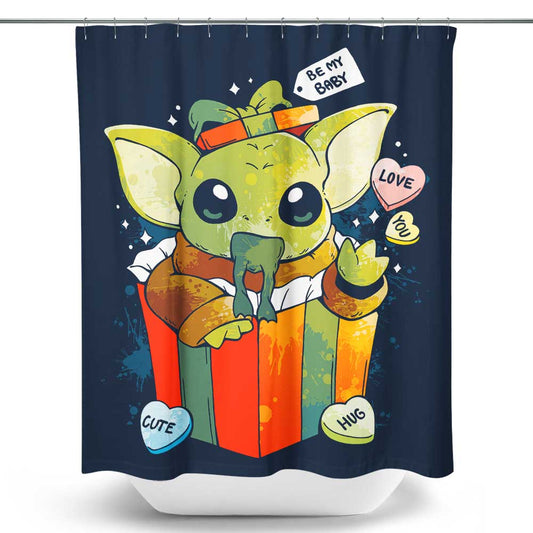Be My Baby - Shower Curtain