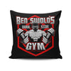 Ben Swolo's Gym - Throw Pillow