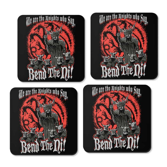Bend the Ni - Coasters