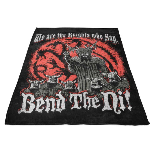 Bend the Ni - Fleece Blanket