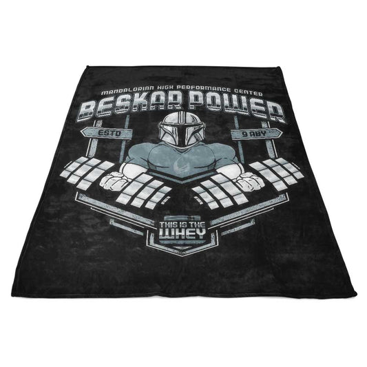 Beskar Power - Fleece Blanket