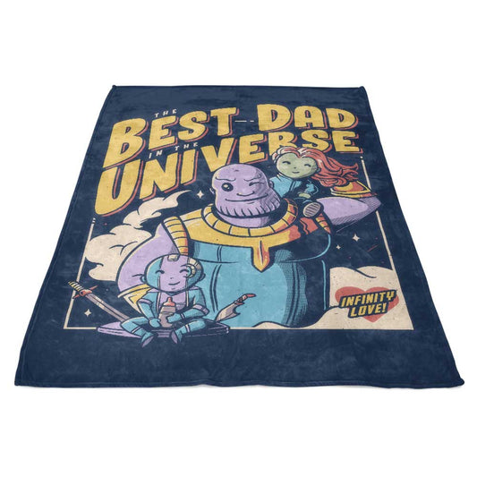 Best Dad in the Universe - Fleece Blanket