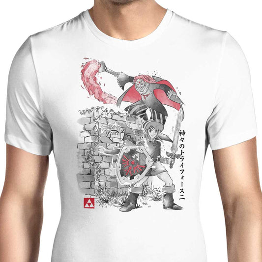 Between Worlds Sumi-e - Men's Apparel