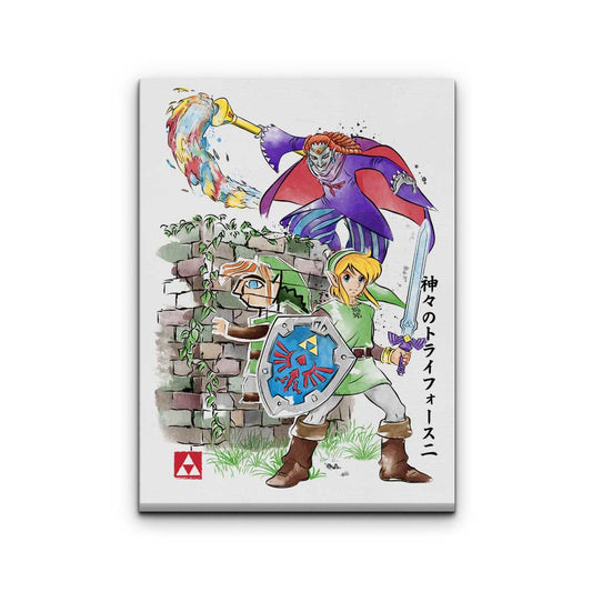 Between World's Watercolor - Canvas Print