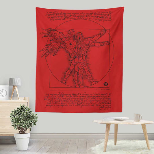 Birkin Vitruvian - Wall Tapestry