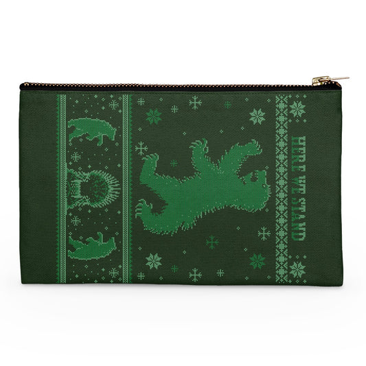 Black Bear Sweater - Accessory Pouch
