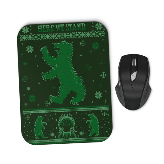 Black Bear Sweater - Mousepad