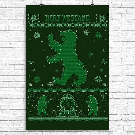 Black Bear Sweater - Poster