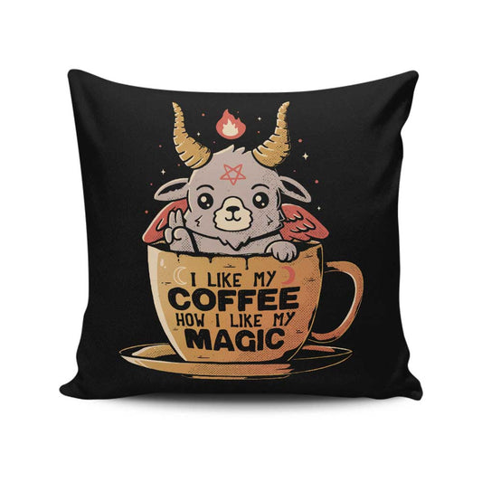 Black Coffee - Throw Pillow