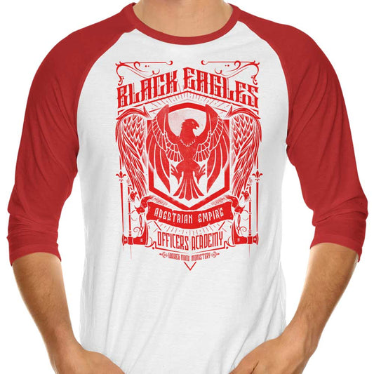 Black Eagles Officer - 3/4 Sleeve Raglan T-Shirt