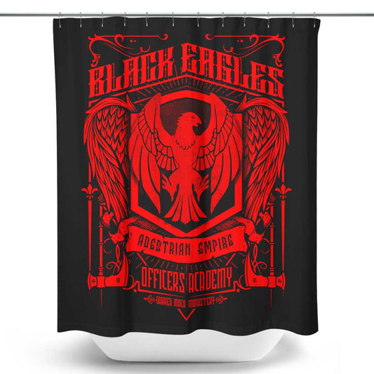 Black Eagles Officer - Shower Curtain