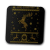 Black Stag Sweater - Coasters