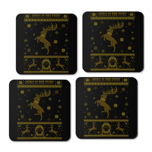 Black Stag Sweater - Coasters