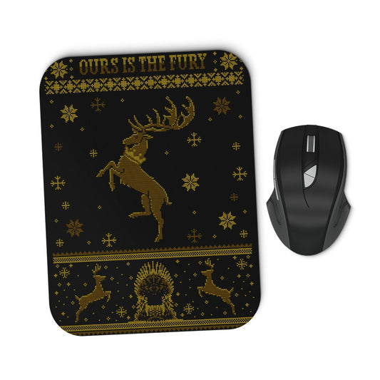 Black Stag Sweater - Mousepad