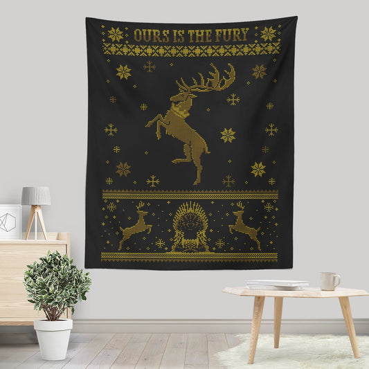 Black Stag Sweater - Wall Tapestry