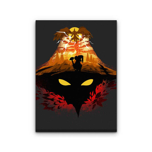 Black Waltz Fight - Canvas Print