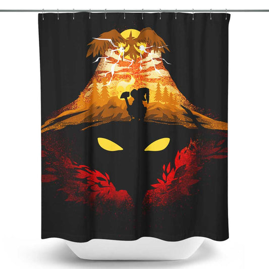 Black Waltz Fight - Shower Curtain