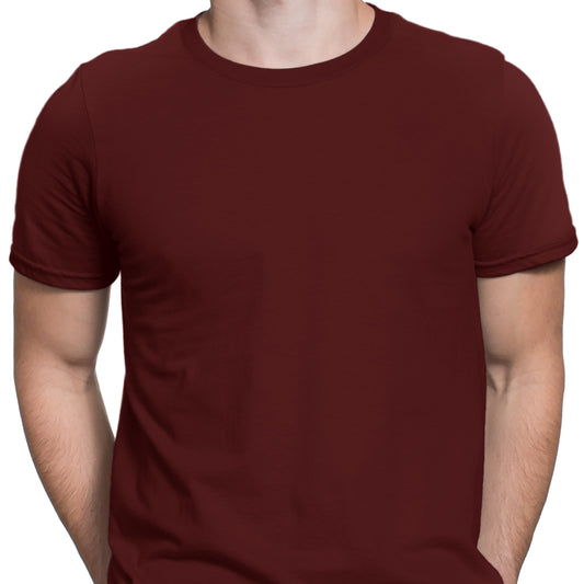 Men's T-Shirt - Maroon - Blank Apparel