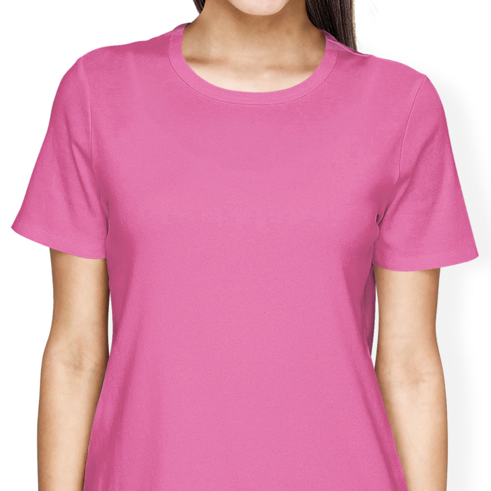 Women's T-Shirts Blank Pink – Once Upon a Tee - Main Image