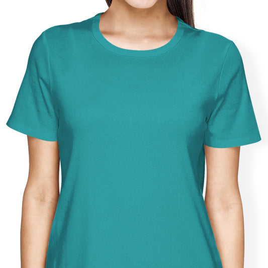Women's T-Shirt - Teal - Blank Apparel