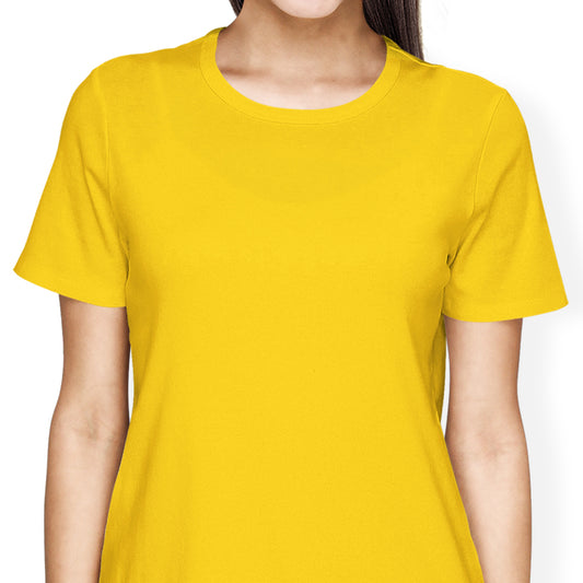 Women's T-Shirt - Yellow - Blank Apparel