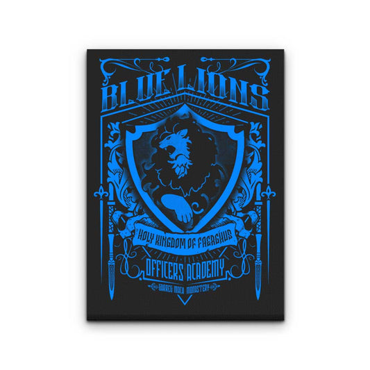 Blue Lions Officers - Canvas Print
