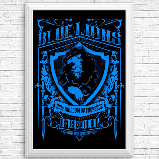 Blue Lions Officers - Posters & Prints