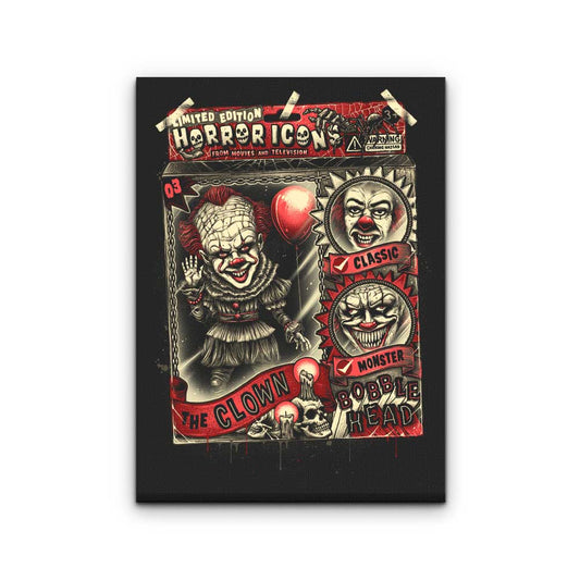 Bobble Clown - Canvas Print