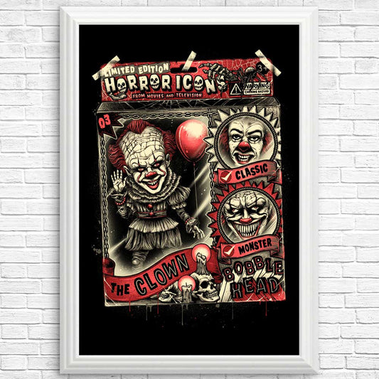 Bobble Clown - Posters & Prints