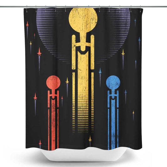 Boldly Go - Shower Curtain