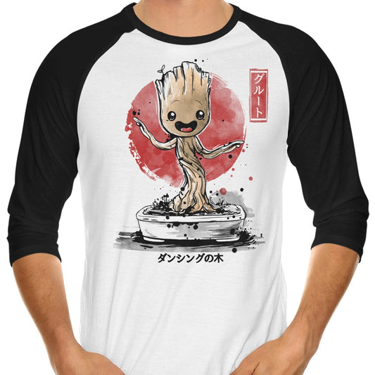 Bonsai Groot - 3/4 Sleeve Raglan T-Shirt